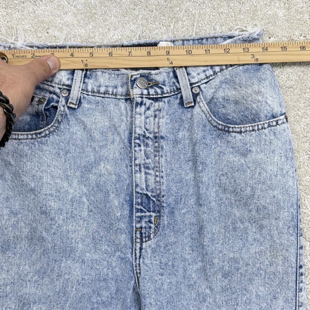 Vintage Sasson Modern Basics Jeans‎ Womens 12 Blue Acid Wash High Rise Mom 90s - Picture 11 of 15